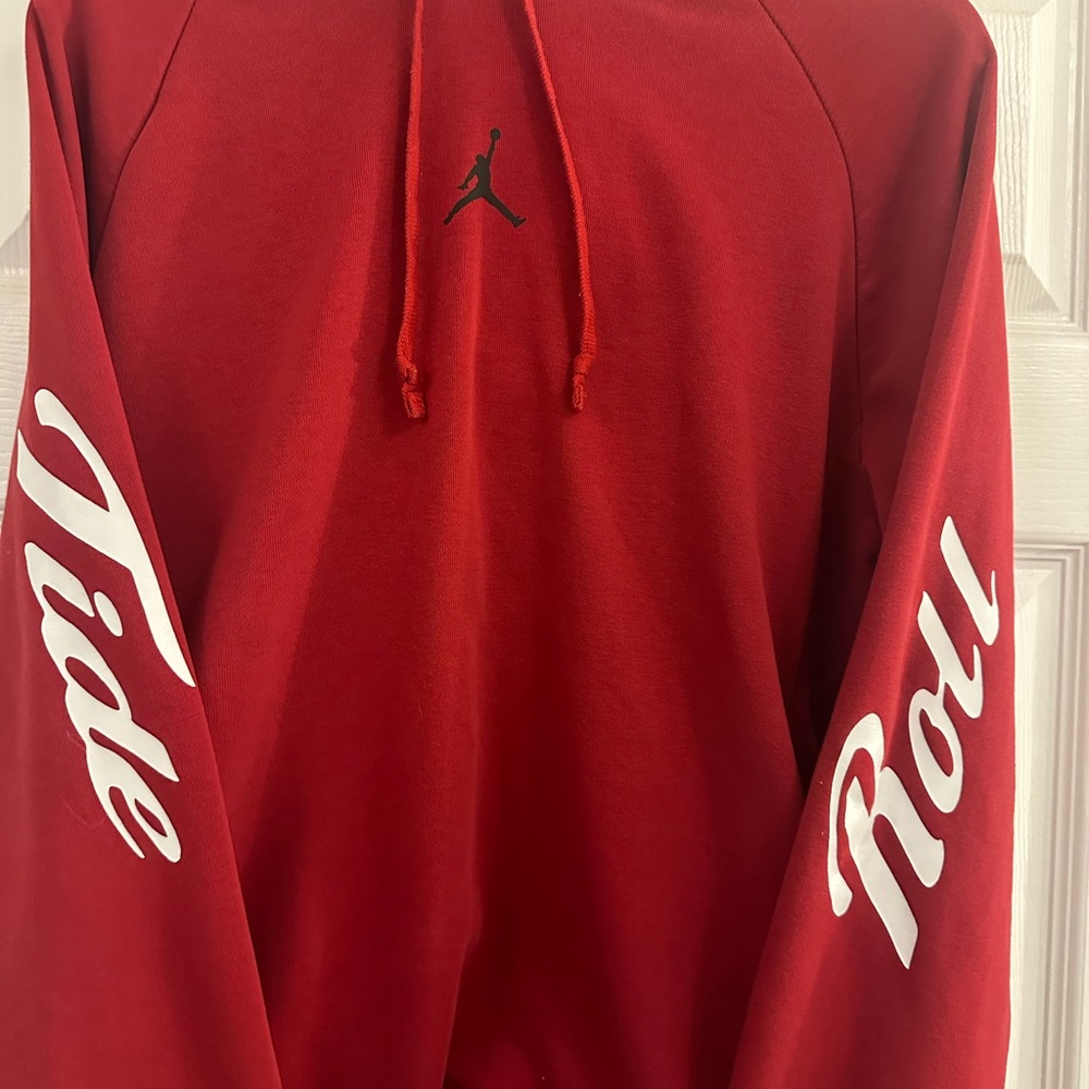 Nike Jordan Alabama Crimson Roll Tide Pullover Hoodie sweatshirt red Men's Large